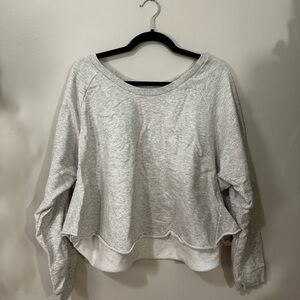 Jackson Rowe 100% Cotton Light Gray Sweatshirt